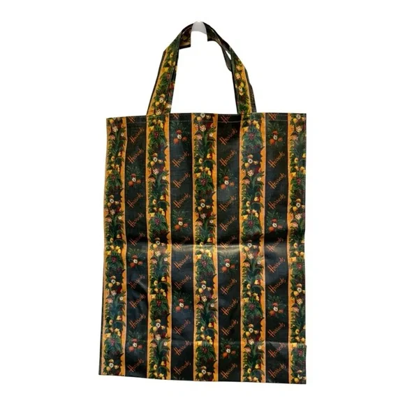 Harrods Vintage PVC Coated Tote Bag - Picture 2 of 11